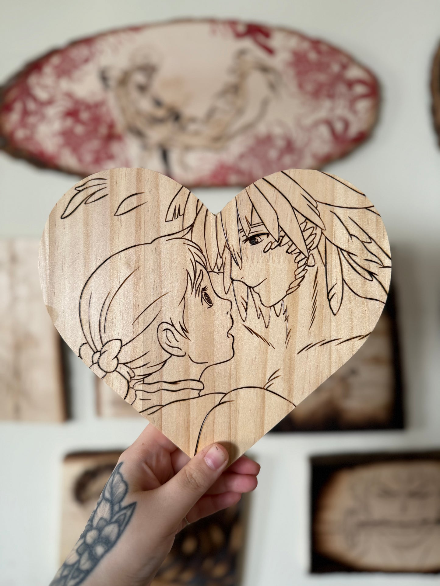 Howl and Sophie Woodburning