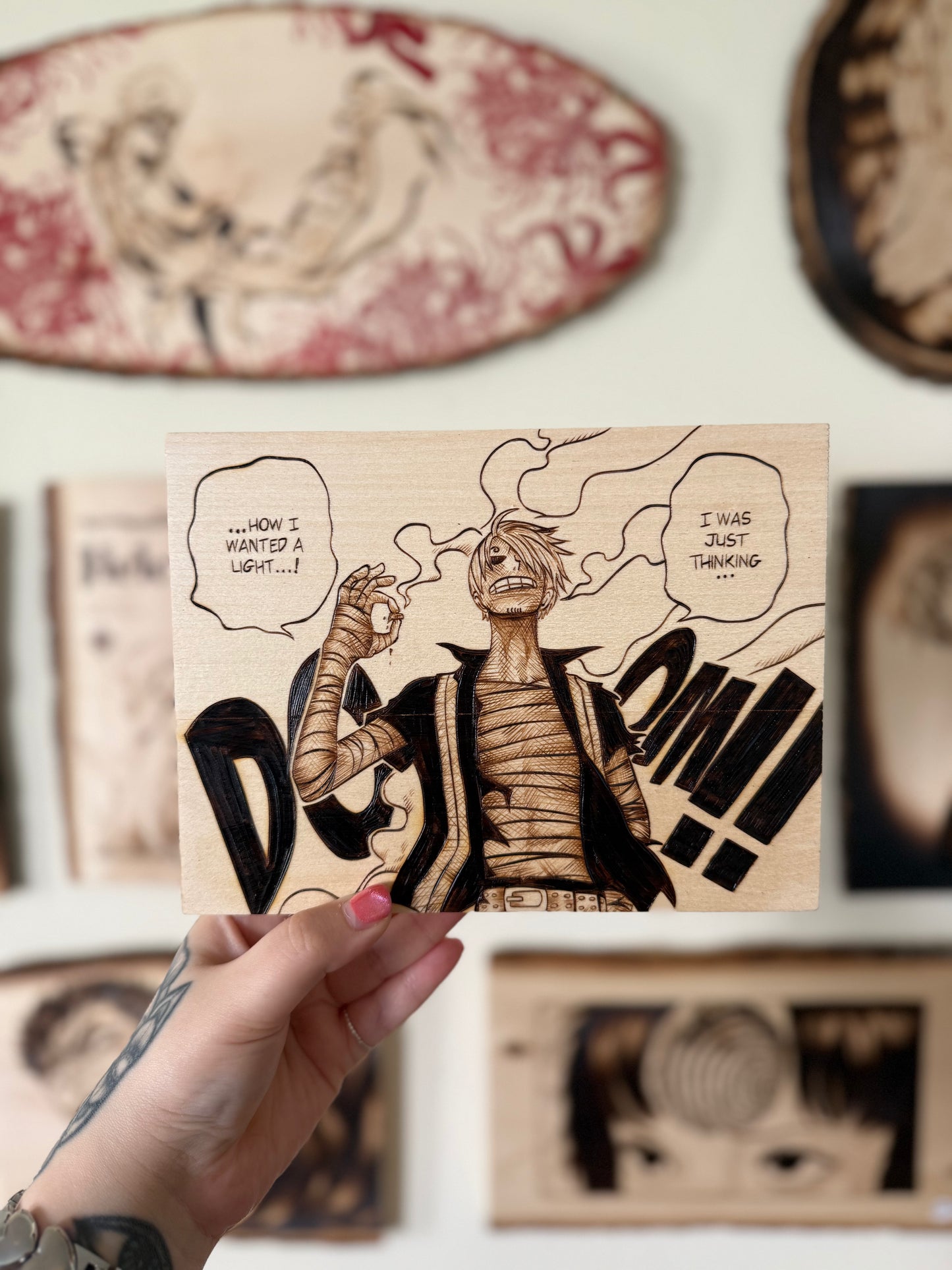 I needed a light Woodburning