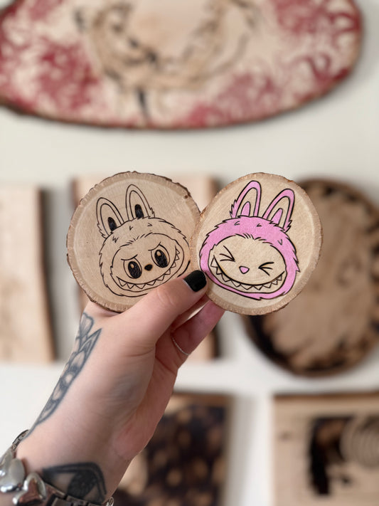 labubu mini woodburning