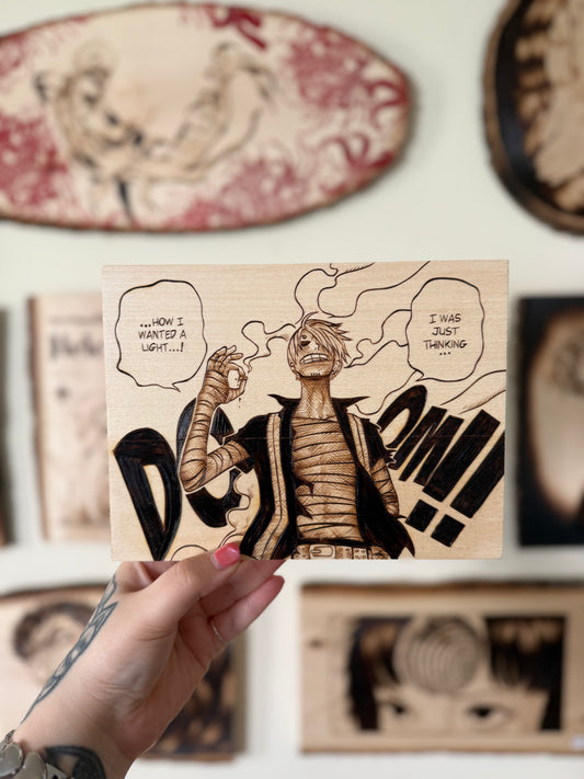 I needed a light Woodburning