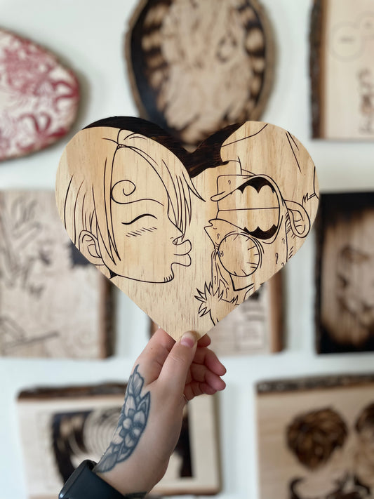 Zosan Heart Woodburning