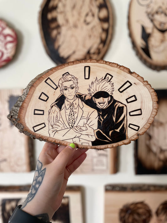 Gojo & Nanami Woodburning