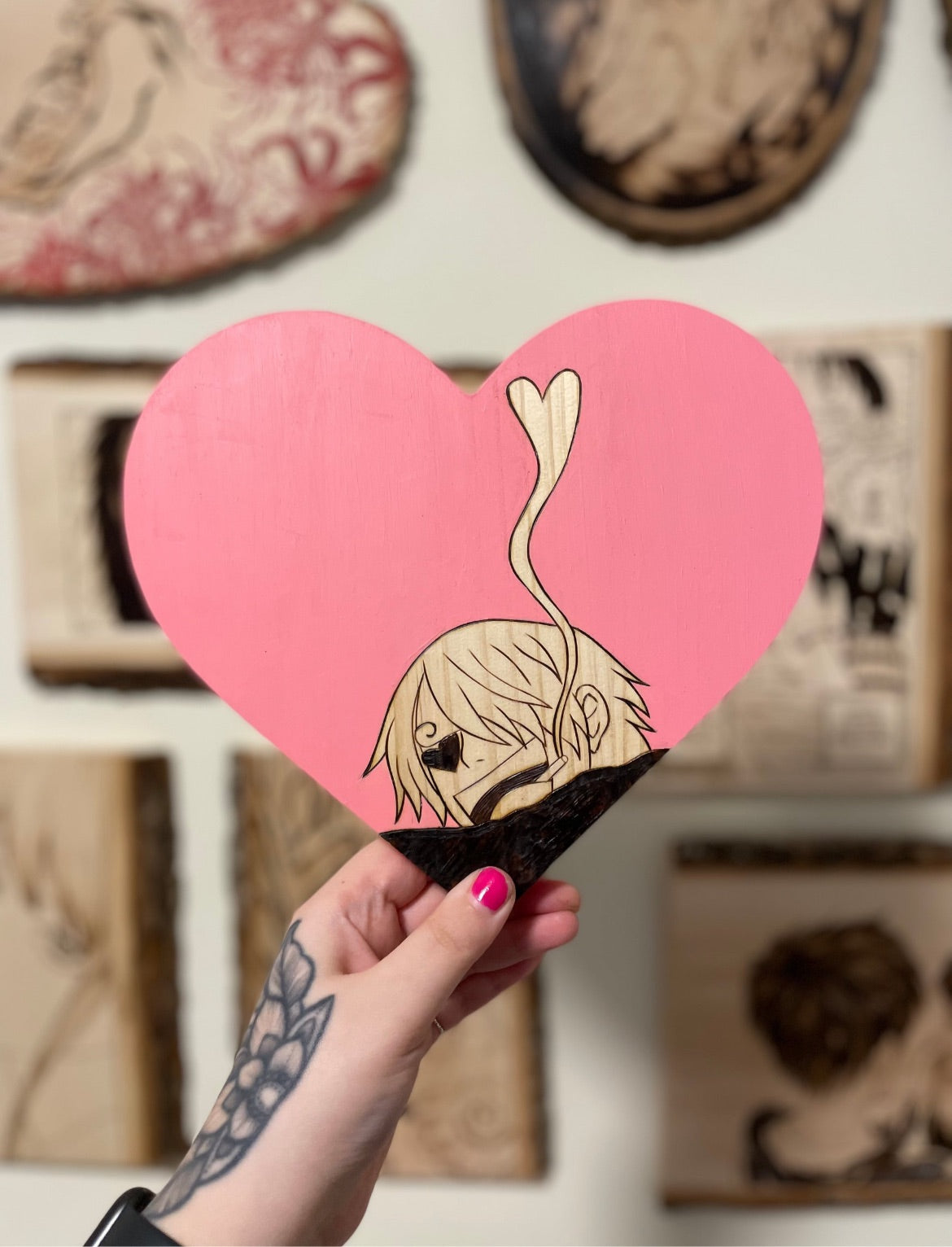 Sanji Lovesmoke Woodburning