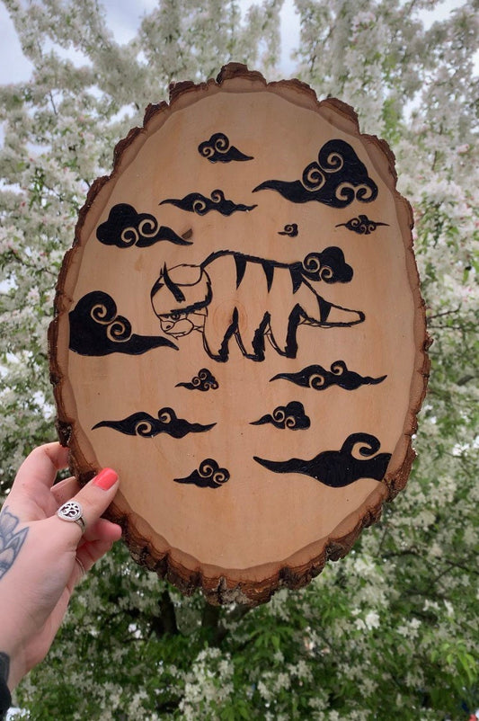 Cloud Bison Woodburning