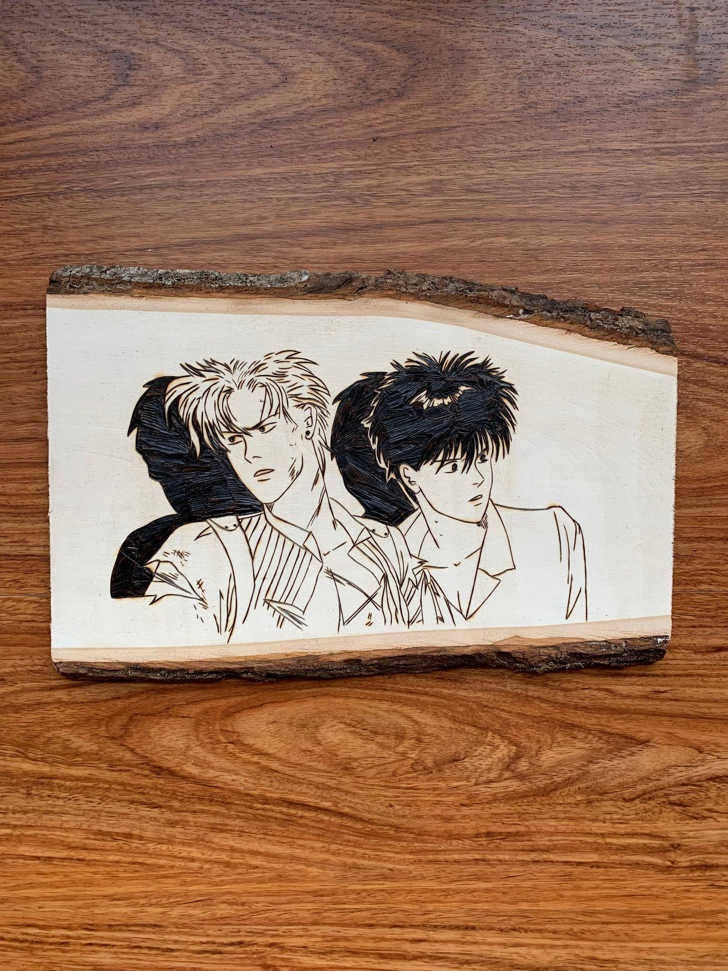 Banana fish woodburning