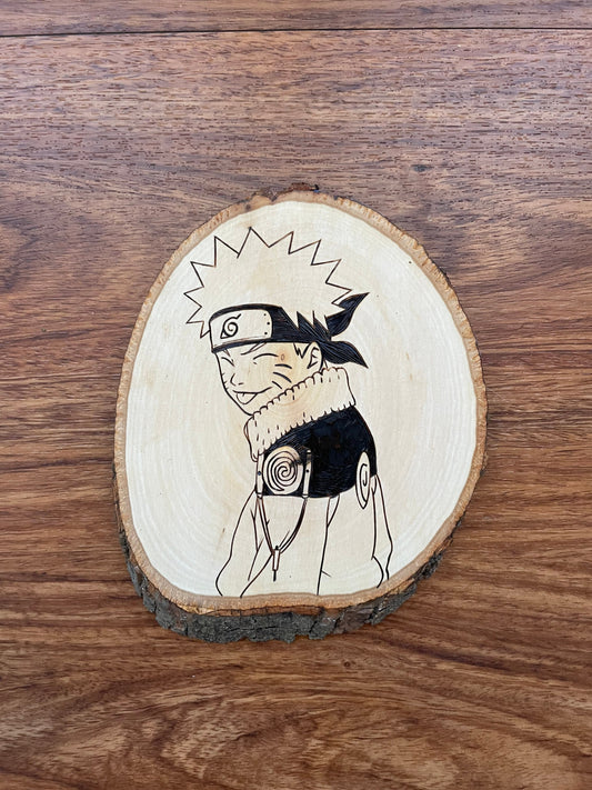Naruto Woodburning
