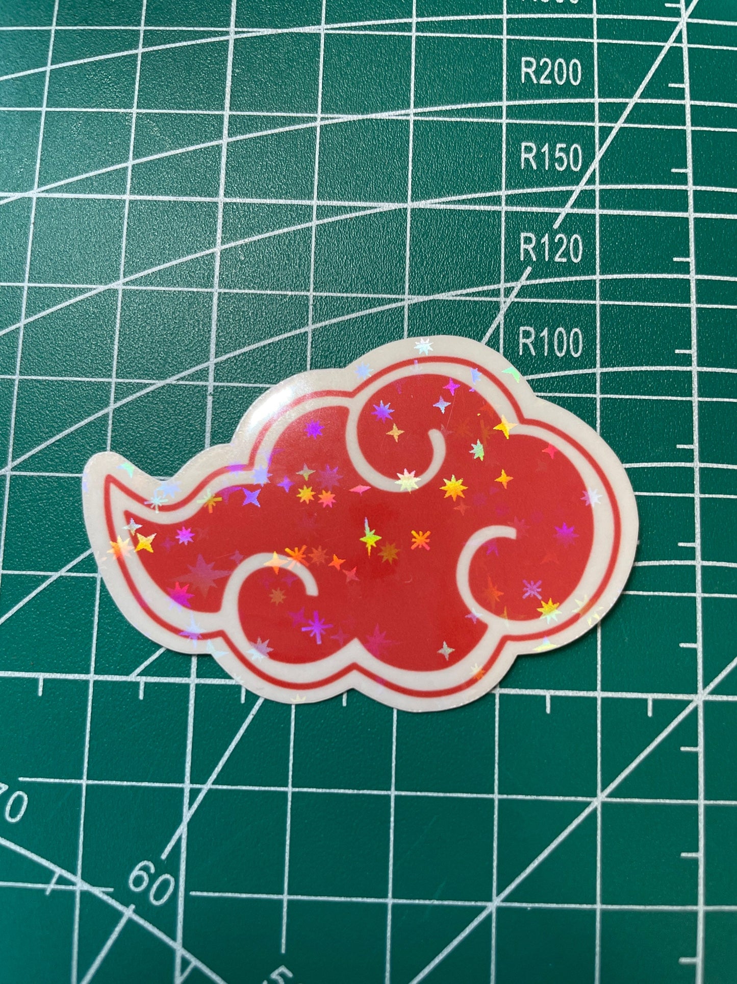 holographic akatsuki sticker